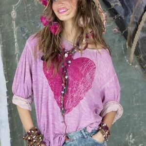 Magnolia Pearl Cotton Jersey Love Promise Viggo T Long Sleeve Boyfriend Cut